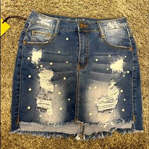 Denim skirt